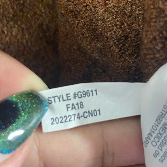 Madewell Cardigan Small Brown Knit Kent Long Sleeve Open Longline Sweater - Picture 12 of 14